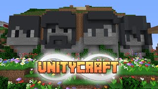 UnityCraft S1: Episode 3 - EXPLORING THE SHOPPING DISTRICT!!! (Minecraft Vanilla SMP)
