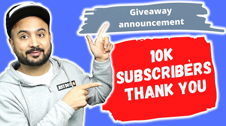 10K Subscribers Special Thank You | First Giveaway Announcement