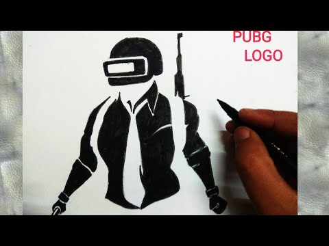 Pubg Drawing Easy - Pubg Mobile Logo Drawing 