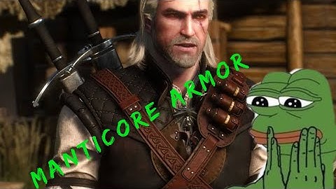 Witcher 3 / Manticore armor