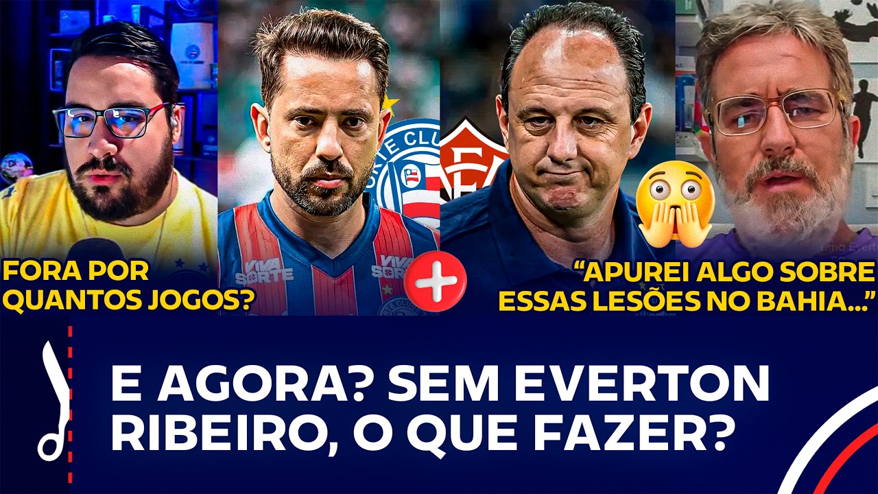 🚨 5 LESÕES EM 2 MESES: BANCADA COBRA E PROJETA SOLUÇÕES PARA BA-VI SEM ÉVERTON RIBEIRO!