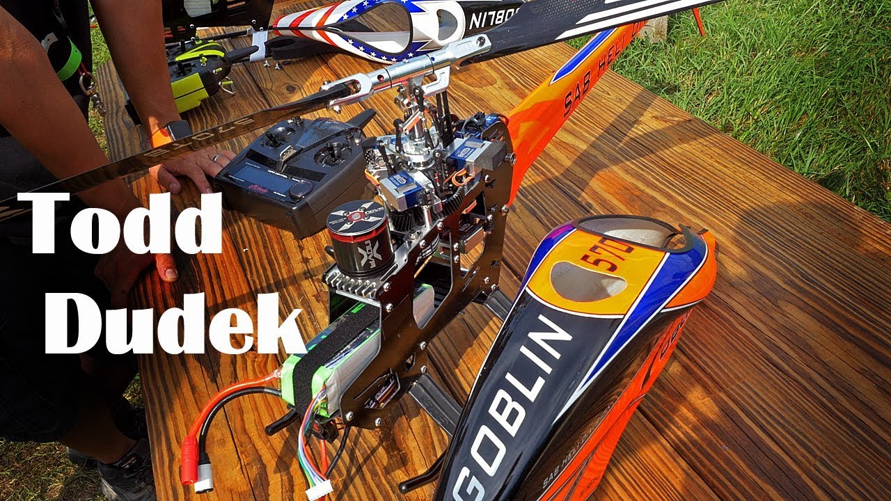 Todd Dudek flying low headspeed with Goblin 570 Sport at NEMHJ