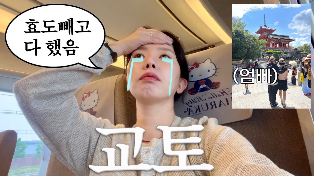🇯🇵하루카 환불로 시작하는 교토 효도여행 브이로그..+우지 소도시 당일치기🚂