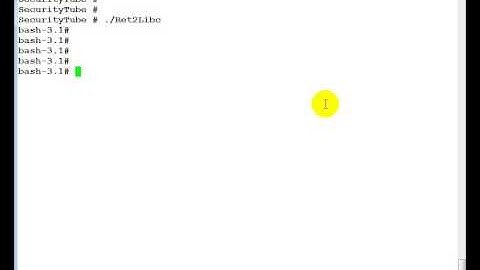 Buffer Overflow Primer Part 8 Return to Libc Demo