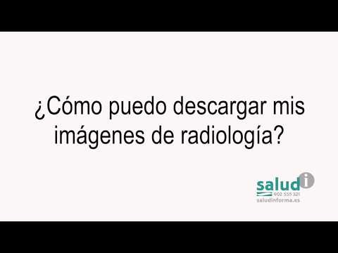 ¿Cómo puedo descargar mis imágenes de radiología?