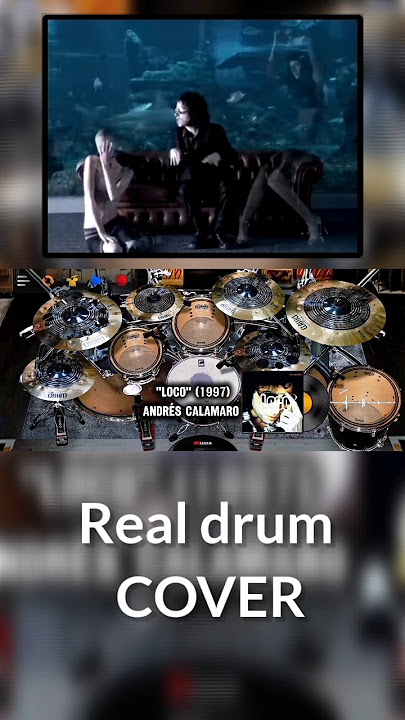 COVER (real drum), 'Loco', Andrés Calamaro #rock #fyp #realdrumcover #shorts #rocknacional #drums