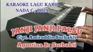 KARAOKE JANJI JANJI PALSU NADA COWOK || LAGU KARAOKE