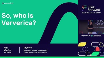 Keynote: Quo Vadis Stream Processing? Dude, where is this streaming to?