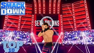 WR3D 2K22 Mod By Leo || Top 5 Entrance from Smackdown