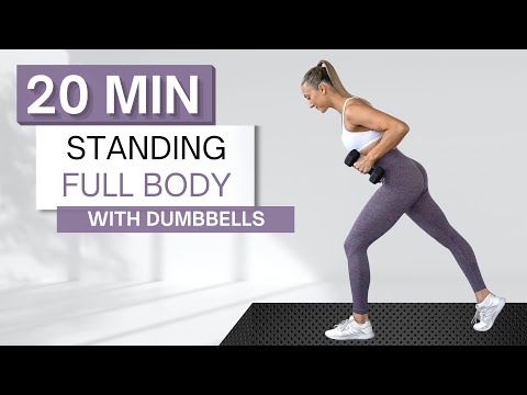 30 min SCULPT + STRENGTHEN TOTAL BODY WORKOUT, With Dumbbells (And  Without)