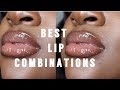 BEST LIP COMBOS FOR WOC / DARKSKIN| Fav Nude Lip Combos| Affordable / Drugstore | StateofDallas