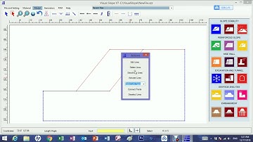 Visual Slope-Slope V7 Modeling with Drawing Method and Slope Stability Analysis
