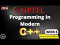 NPTEL Programming In Modern C++ Week5 Quiz Assignment Solution | Jan 2024 | IIT Kharagpur