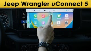 uConnect 5 in the Jeep Wrangler (2024 model)