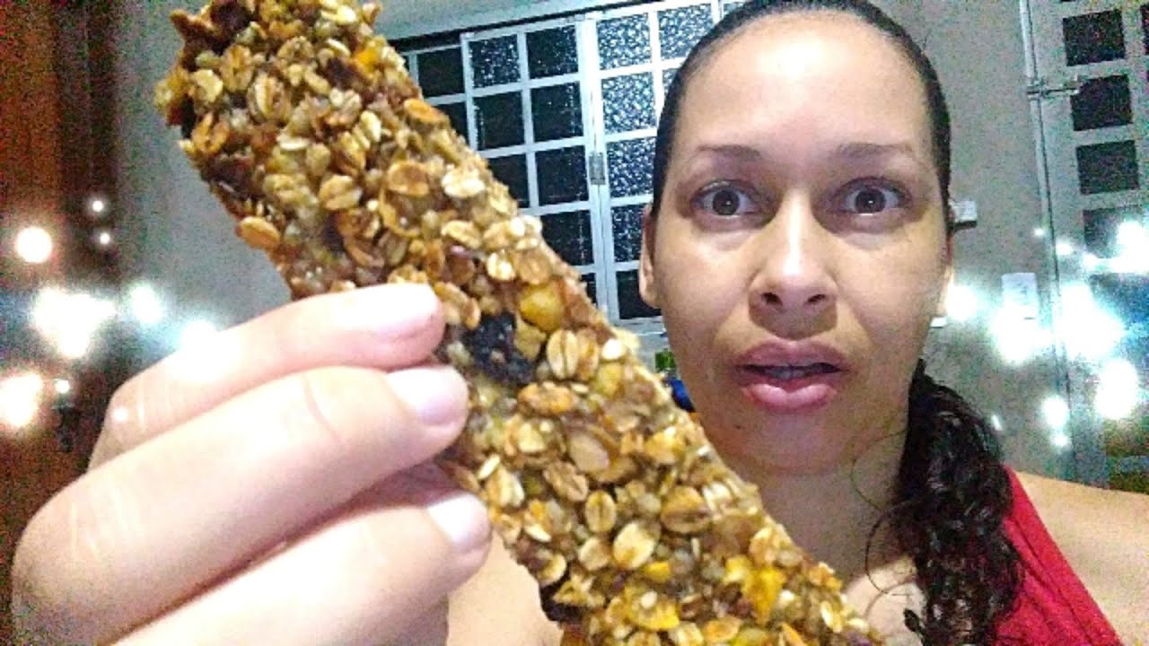 🔴 BARRA DE CEREAL VEGANA COM APENAS 2 INGREDIENTES | NÃO É CLICKBAIT!!!!!!!!!!