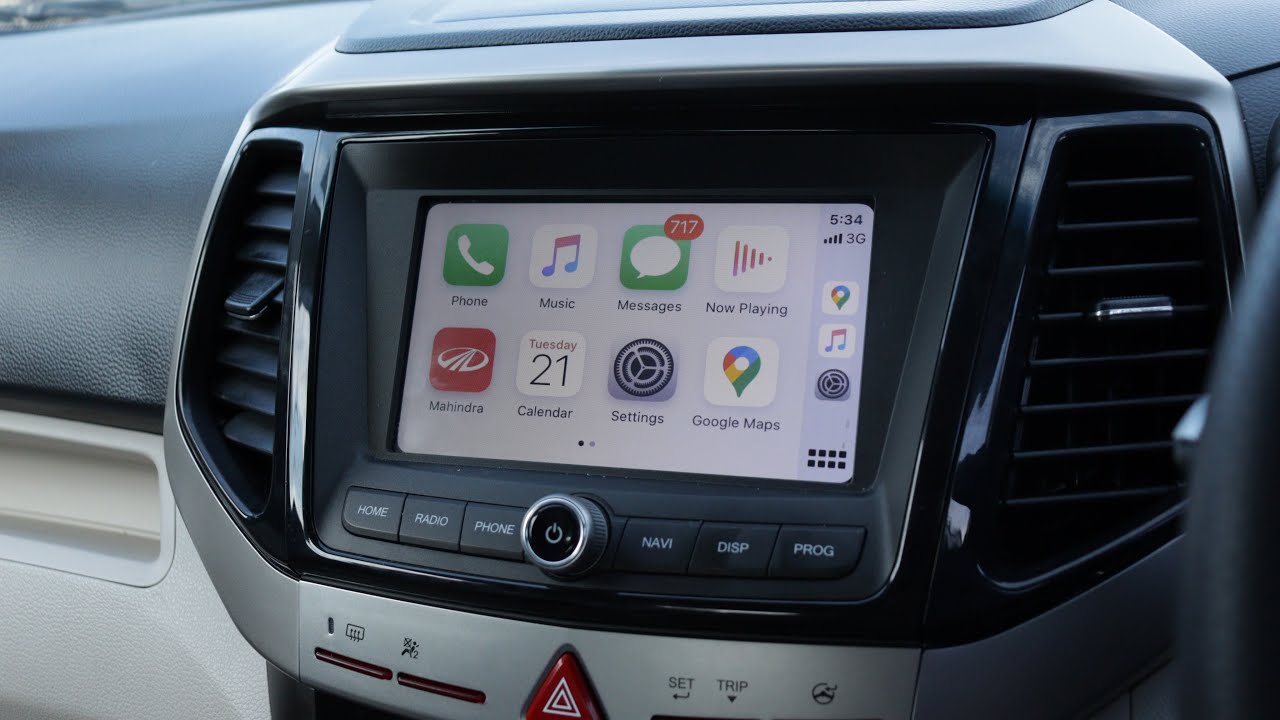 Apple Carplay explanation XUV300 CarPlay guidance XUV300 W8 W8(o