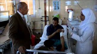 بالفيديو اسامة حمدى محافظ كفرالشيخ يتفقد مستشفى الرياض المركزى