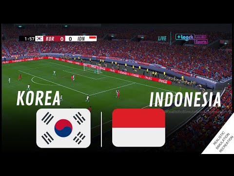 🔴LIVE STREAMING INDONESIA U-23 VS KOREA SELATAN U-23 PIALA ASIA AFC U-23 2024 Simulasi  Video Game