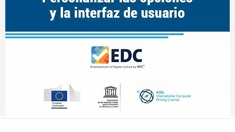 Partialtest Personalizar las opciones y la interfaz de usuario - LECCIÓN 15