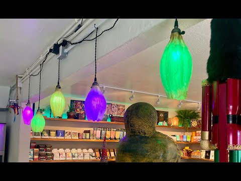 custom-retail-lighting:-cacao-pod-lampshades