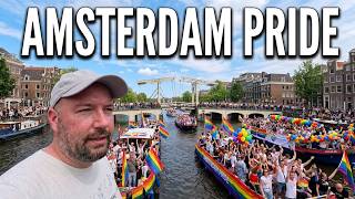 Straight guy visits Amsterdam Canal World Pride Parade for the 1st time