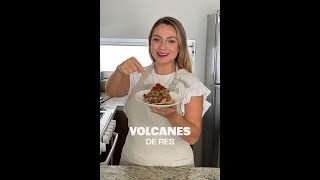 Volcanes de res en salsa de chorizo Casanova Cooks