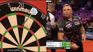 GERWYN PRICE HITS A NINE-DARTER AT THE 2022 WORLD MATCHPLAY!