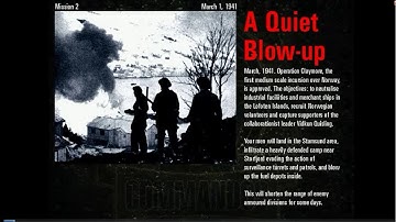 Commandos: Behind Enemy Lines, Mission 3, A Quiet Bliow-up