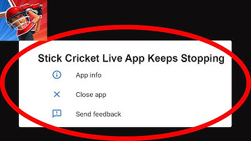 Fix Stick Cricket Live App Keeps Stopping | Stick Cricket Live App Crash Issue | Stick Cricket Live