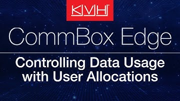 CommBox Edge: Controlling Data Usage with User Allocations (EOS 7.x or earlier)