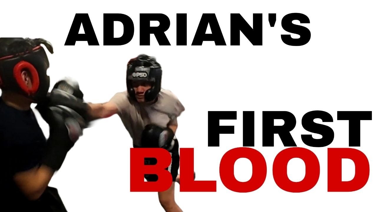 Cornering a beginners first ever spar | ADRIANS FIRST SPAR | - YouTube