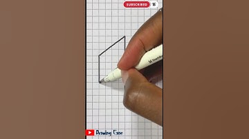 3D Cube in 15 seconds #drawing #art #ShorterIsBetter #shorts #ytshorts