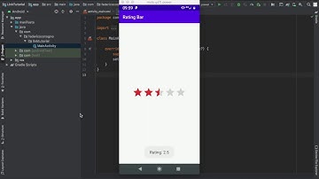 Rating Bar Tutorial  | Android Studio | Kotlin
