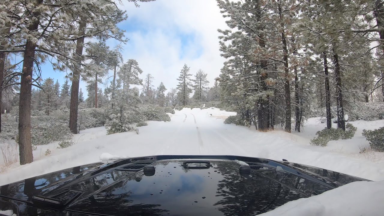 Jeep Ride in Snowy Big Bear Lake ~ San Bernardino Forest ~ Ep 4