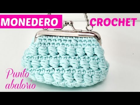 Como hacer monedero crochet boquilla - Patrones gratis