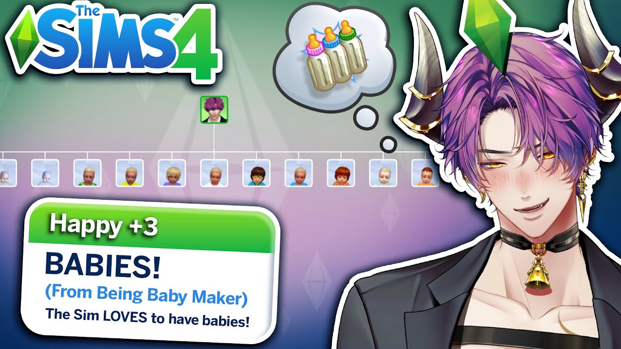 I Tried to have 100 BABIES | The Sims 4 | Ep. 1