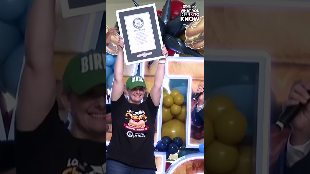 Philadelphia airport sets world record for longest line of cheesesteaks