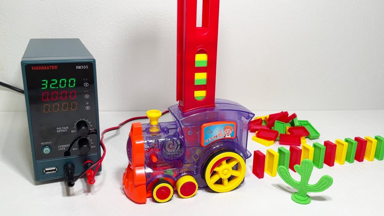 Если высокое напряжение применяется к "Домино Поезд"