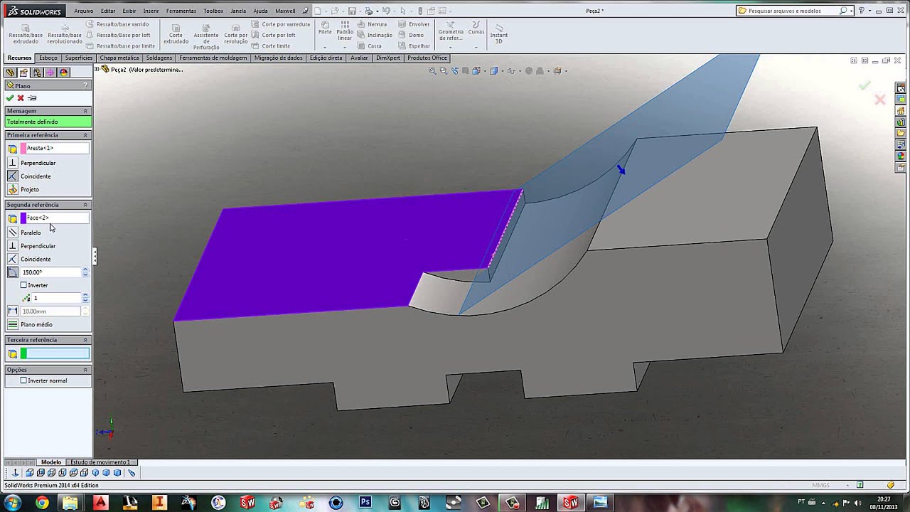 Tutorial de Solidworks 2014, 26° Vídeo Tutorial por Silas Andrade - YouTube