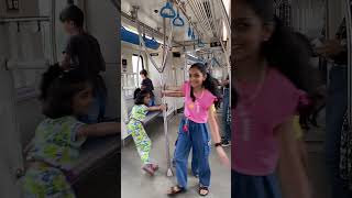 Full on masti in metro 🚊 #metro #punemetro #metromemories #metroride #vacationmode#vacation #summer
