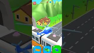 SHAPE SHIFTING ALL Levels Gameplay Android ios, #shorts #games #shapeshifting #helicopter #cargames screenshot 5