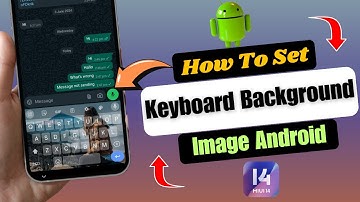 Put Picture On Keyboard Background | Set Your Picture In a Keyboard