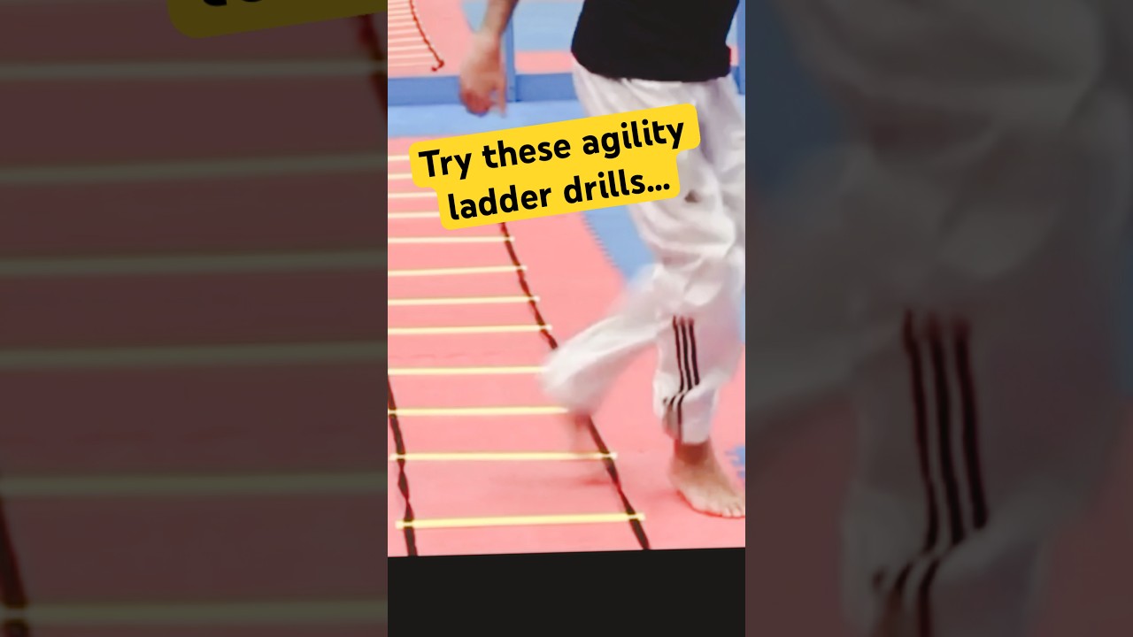 Top 5 agility ladder drills for martial artists…. taekwondo karate 