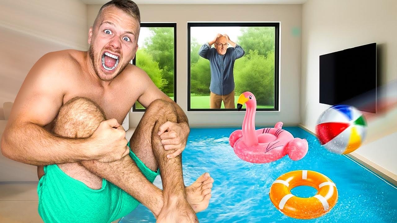 TAJNO sam NAPRAVIO BAZEN kod DEDE u KUCI !