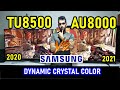 SAMSUNG TU8500 vs AU8000: Smart TVs 4K HDR Dynamic Crystal Color