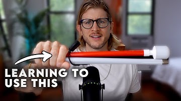 Learning To Use a White Blind Cane | Orientation & Mobility Training