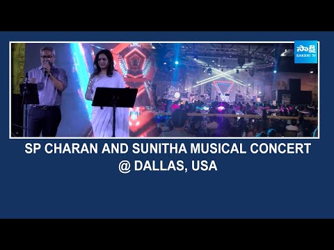 SP Charan and Sunitha Musical Concert | Dallas | USA @SakshiTV - SAKSHITV