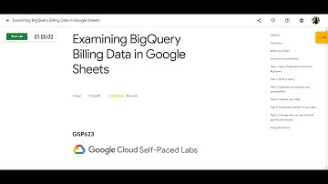 Examining BigQuery Billing Data in Google Sheets GSP623 (Qwiklabs Trivia October 2022)