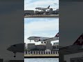 Swiss Airbus A220-100 – landing at LCY #swiss #planespotting #aircraft #planes #aviation