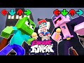 Monster School: Minecraft vs Friday Night Funkin Dad Battle - FNF Challenge | Minecraft Animation